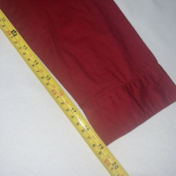 TheLees Men's Size XL Dress Shirt Red Button Down Long Sleeve Collared - Picture 10 of 15